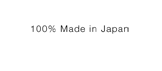 100% made in Japan